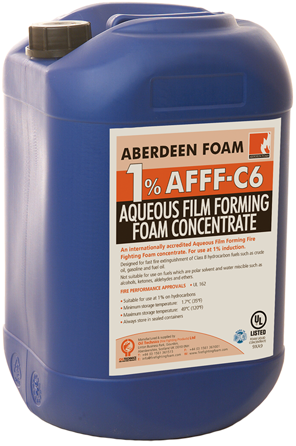 Aberdeen Foam 1 AFFFC6 Oil Technics Fire Fighting Foam